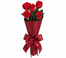 Букет 5 Красных роз Эдлесс Лав в Рассвете Ростовской области