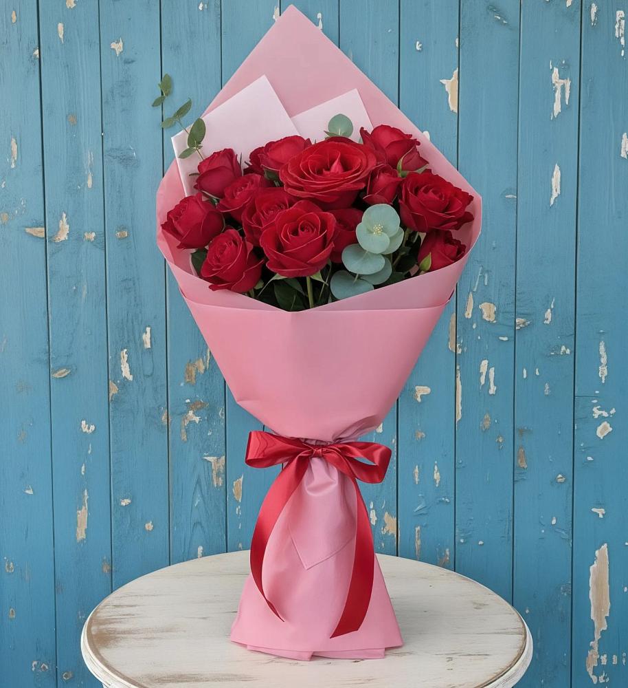 Букет цветов из: Розы в Рассвете Ростовской области