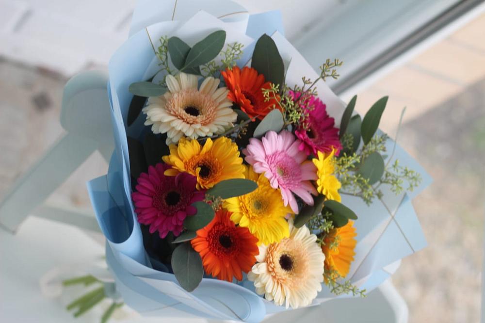 Букет цветов из: Герберы в Рассвете Ростовской области