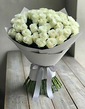 Букет 35 Белых роз в Рассвете Ростовской области