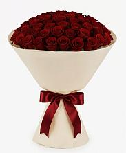 Букет 101 Бордовая роза Блэк Бакарра в Рассвете Ростовской области