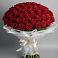 Букет 101 Красная роза Блэк Мэджик в Рассвете Ростовской области