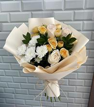 Букет цветов из:  Розы и Хризантемы в Рассвете Ростовской области