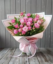 Букет Розовый кустик в Рассвете Ростовской области