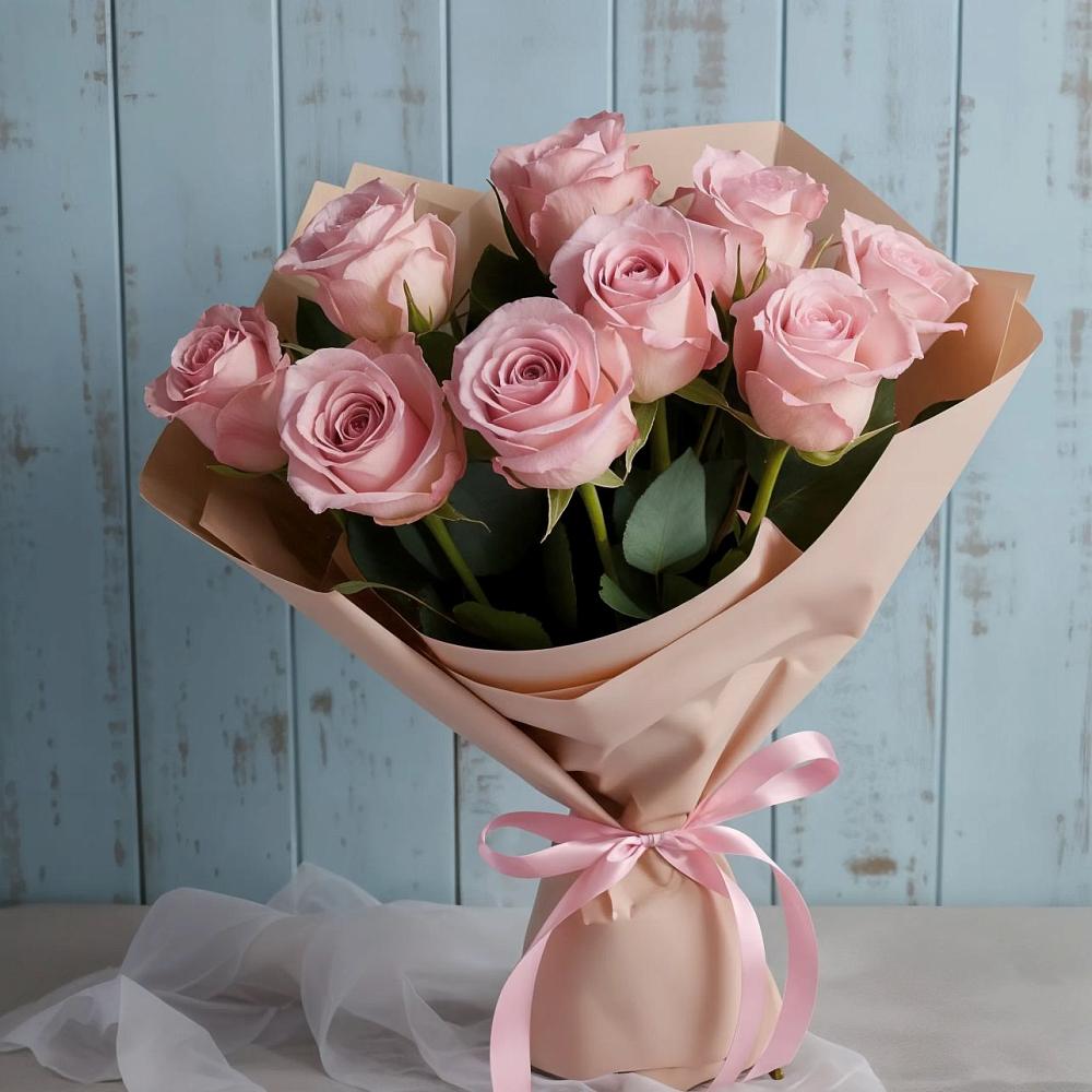 Букет цветов из: Розы в Рассвете Ростовской области