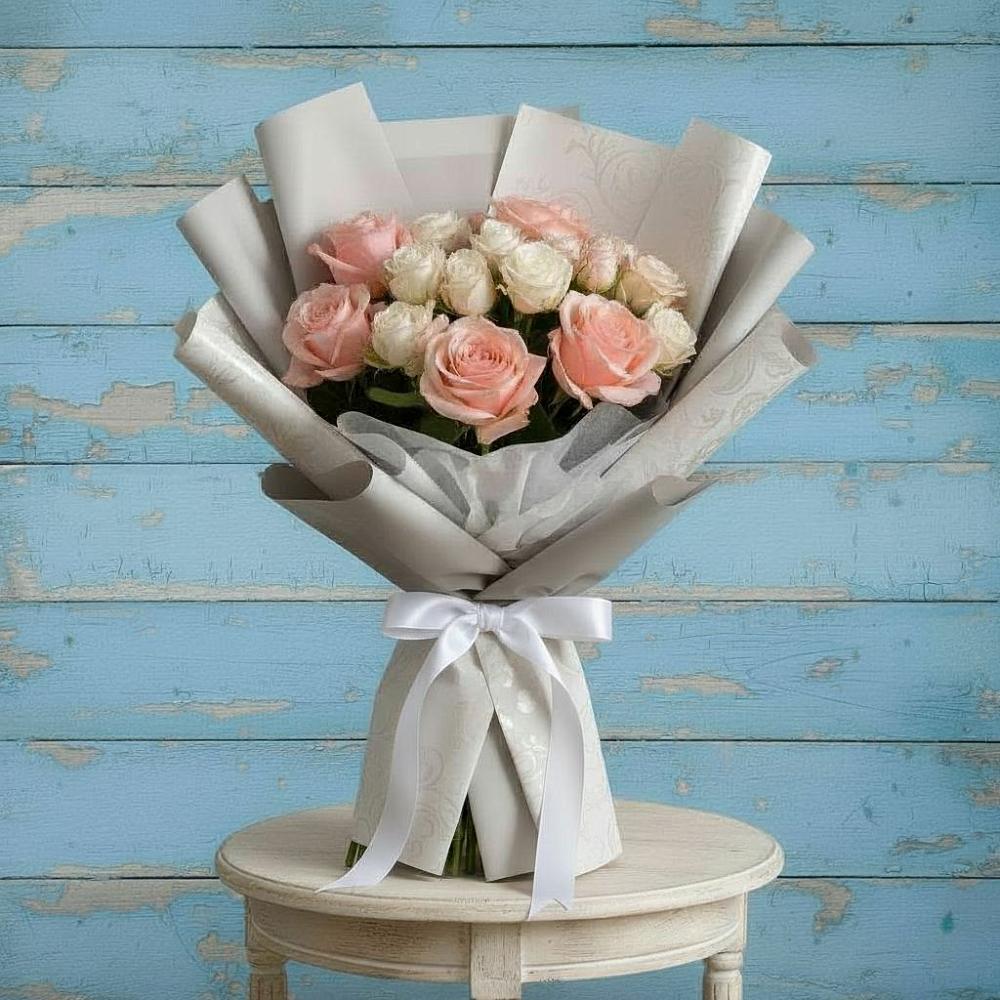 Букет цветов из: Розы в Рассвете Ростовской области