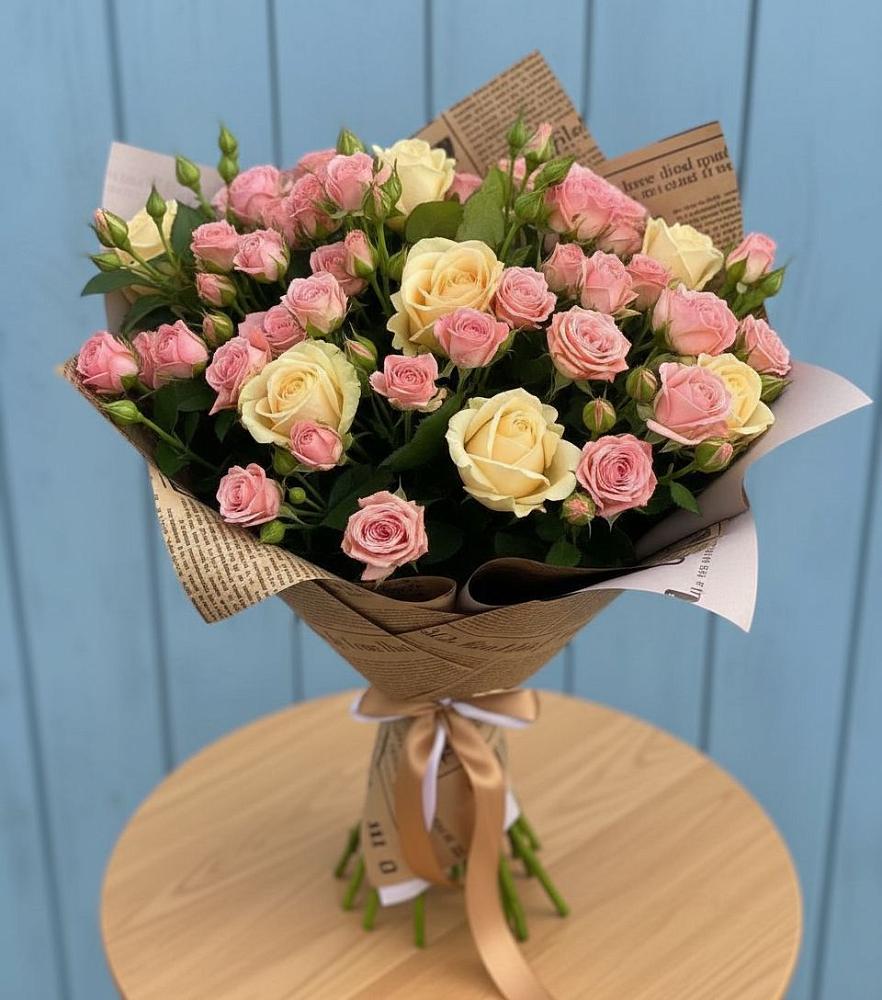 Букет цветов из: Розы в Рассвете Ростовской области