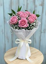 Букет цветов из:  Розы #REPLACE_PRED# Рассвете Ростовской области