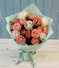 Букет цветов из:  Розы #REPLACE_PRED# Рассвете Ростовской области