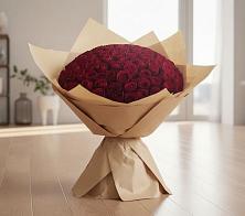 Букет 101 Красная роза #REPLACE_PRED# Рассвете Ростовской области