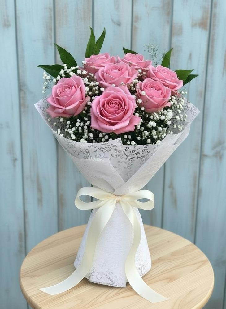 Букет цветов из: Розы в Рассвете Ростовской области