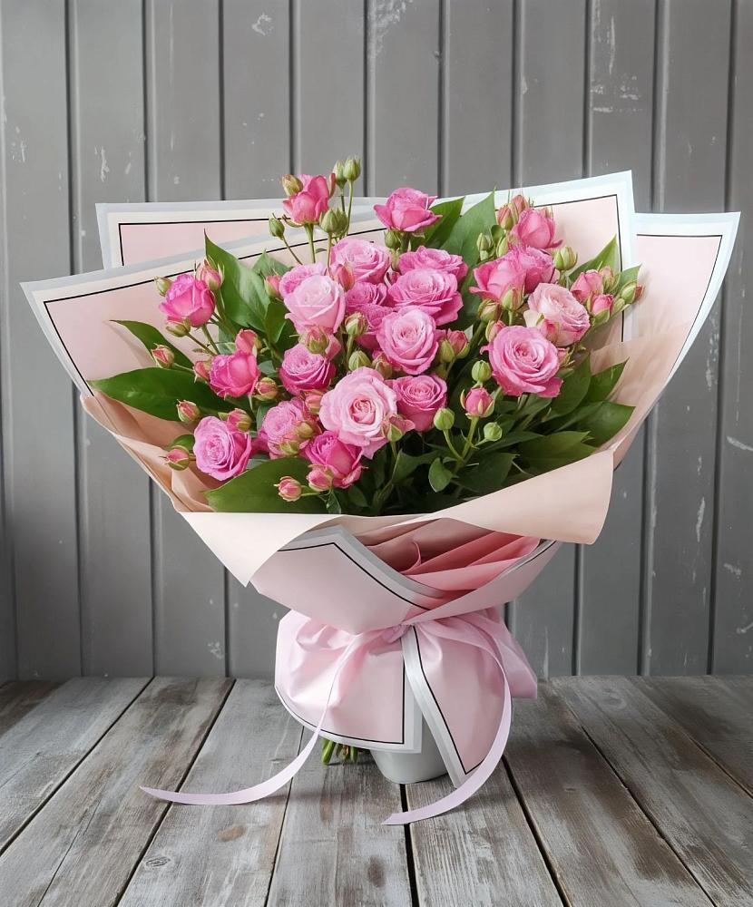 Букет Розовый кустик в Рассвете Ростовской области