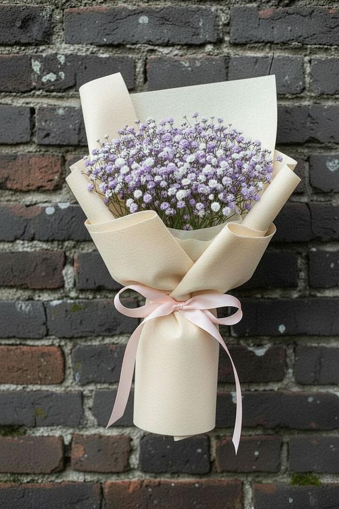 Букет цветов из: Гипсофила в Рассвете Ростовской области