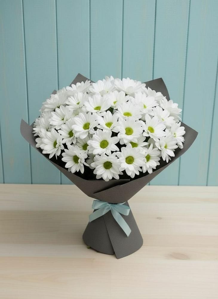 Букет цветов из: Хризантемы в Рассвете Ростовской области