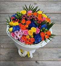 Букет цветов из:  Розы и Хризантемы в Рассвете Ростовской области