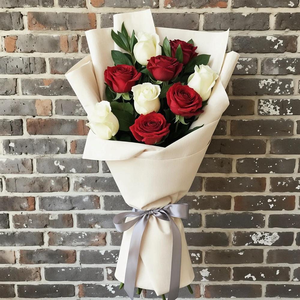 Букет цветов из: Розы в Рассвете Ростовской области