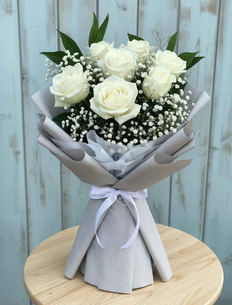 Букет цветов из: Розы в Рассвете Ростовской области