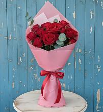 Букет цветов из:  Розы в Рассвете Ростовской области