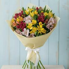 Букет цветов из:  Альстромерии в Рассвете Ростовской области