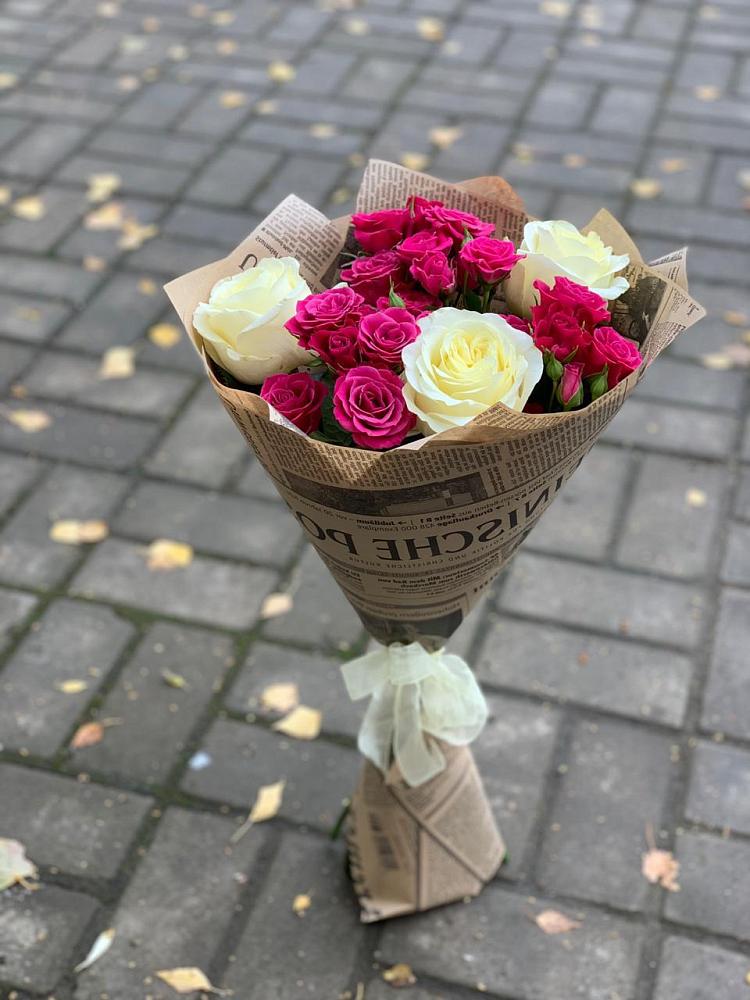 Букет цветов из: Розы в Рассвете Ростовской области