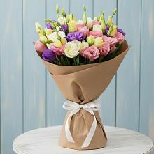 Букет цветов из:  Лизиантусы #REPLACE_PRED# Рассвете Ростовской области