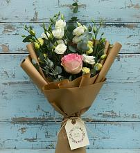 Букет цветов из:  Розы и Лизиантусы #REPLACE_PRED# Рассвете Ростовской области