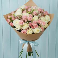 Букет цветов из:  Розы в Рассвете Ростовской области